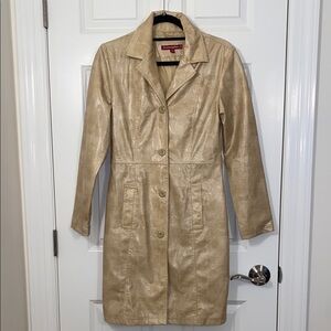 Jennyfer J faux leather coat size M